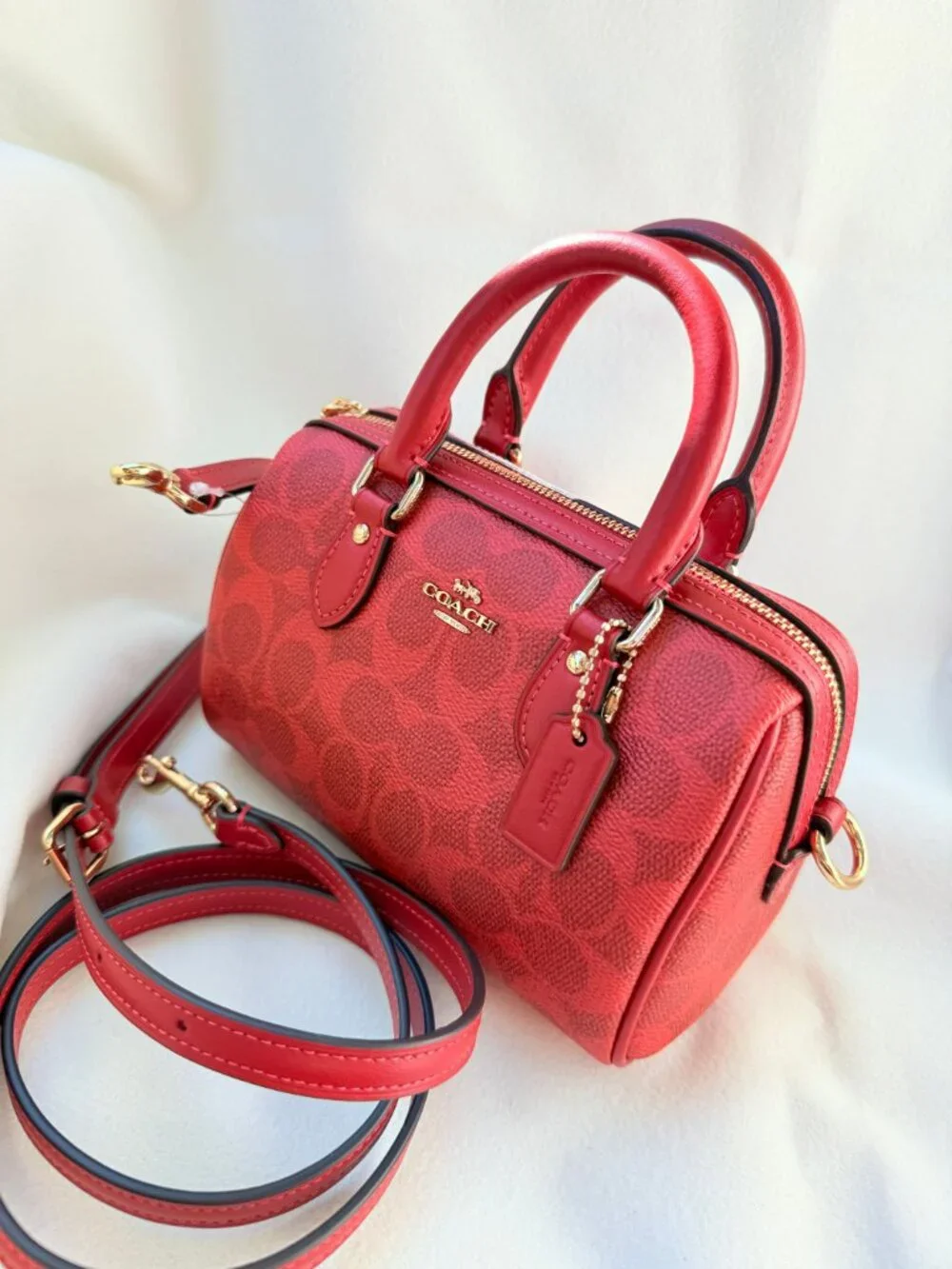 coach Mini Rowan Crossbody Bag In Signature Canvas cey63